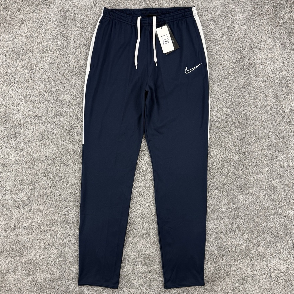Nike Dri-Fit Academy Soccer Pants Women's NWT M Navy Training Track Drawstrings
